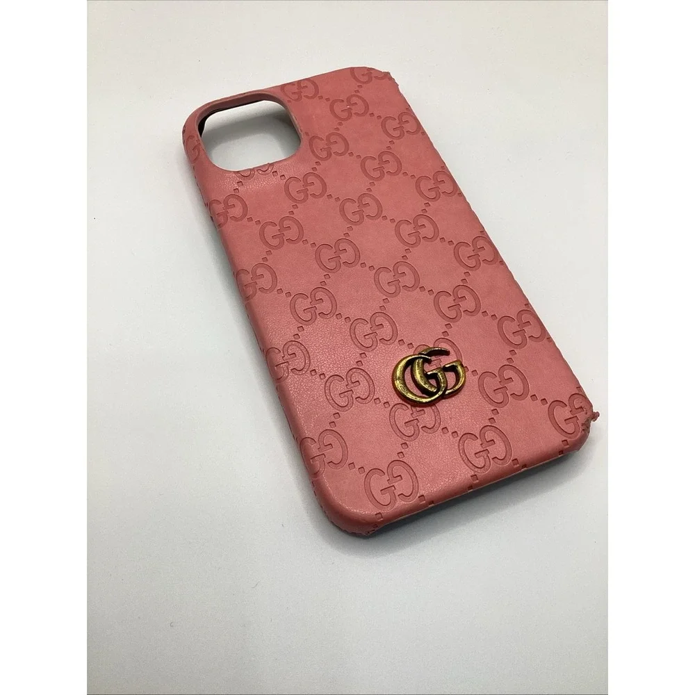 iphone 12 case leather Embossed Chic